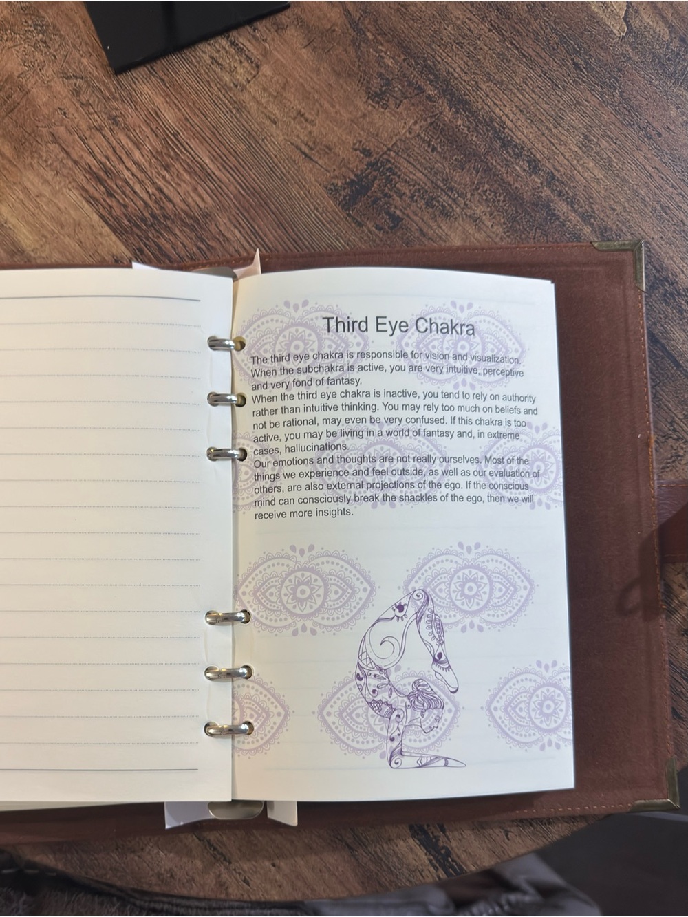 Chakra Leather Journal | Meditation, Manifestation & Mindfulness Notebook - Picture 10 of 12
